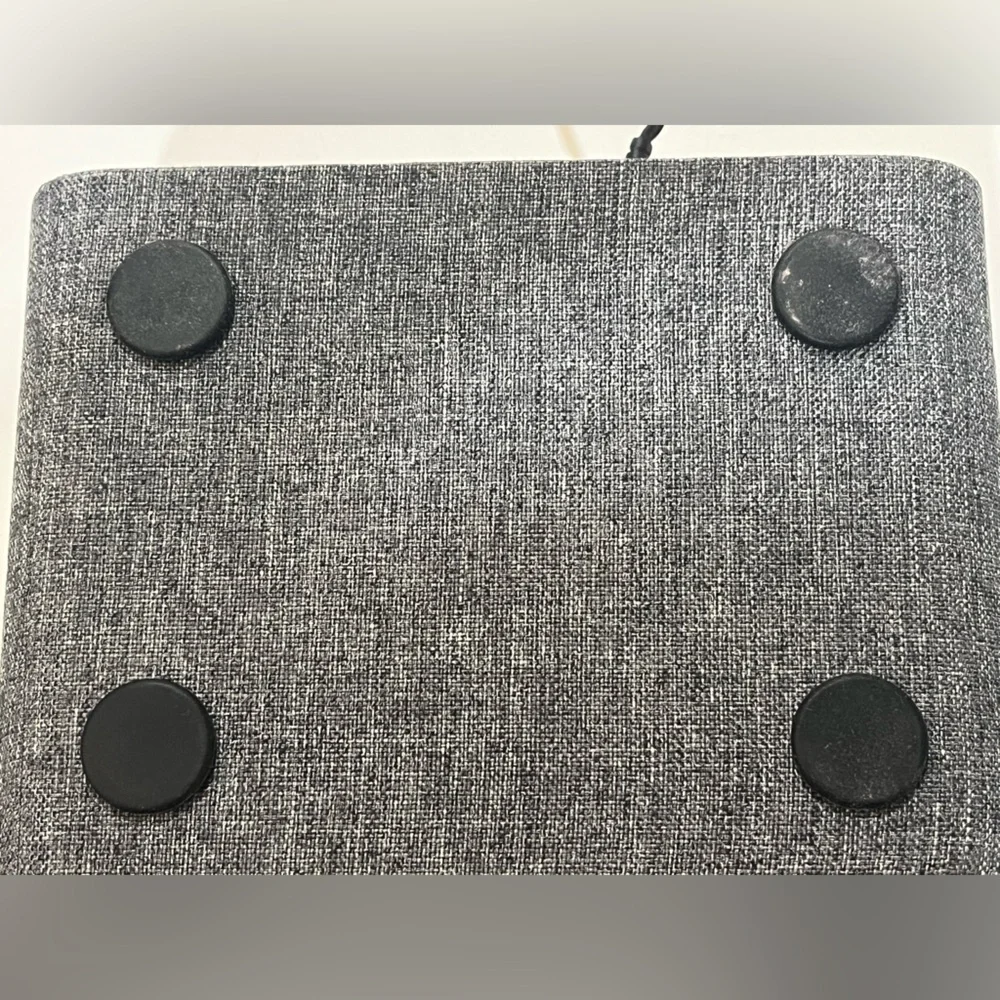 Clock with Wireless Charging Bluetooth Speaker